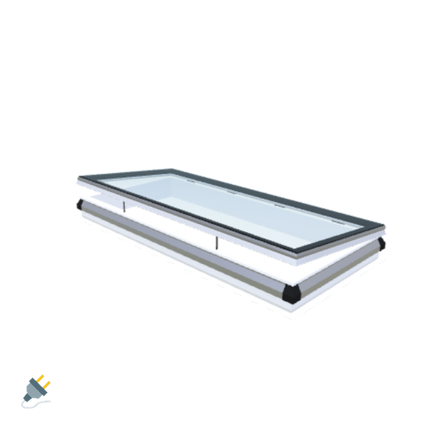 Skylux-iWindow - Opening Flat Roof Window - Complete Set 90x210 cm-1