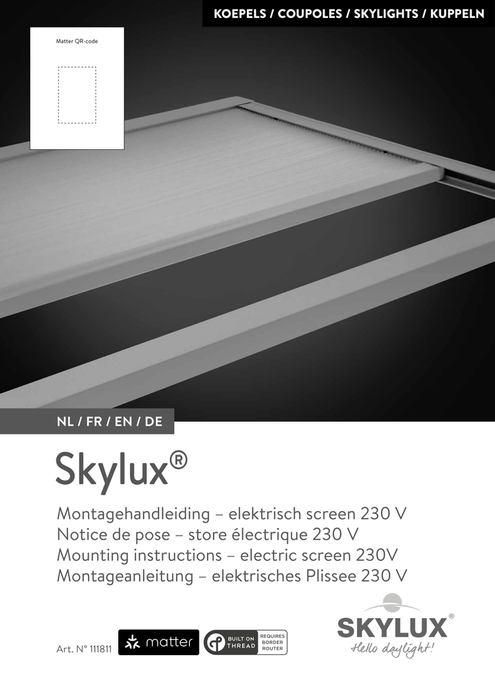 Skylux-Mounting Instructions Accessories-17