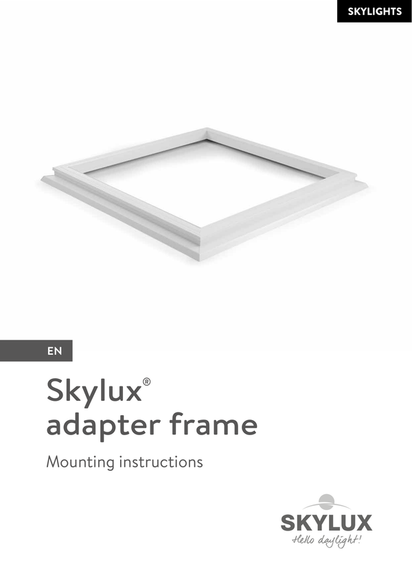 Skylux-Mounting Instructions Adapter Frame-1