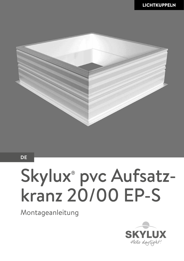 Skylux-Mounting Instructions Curbs-20/00 EP-S-German-3