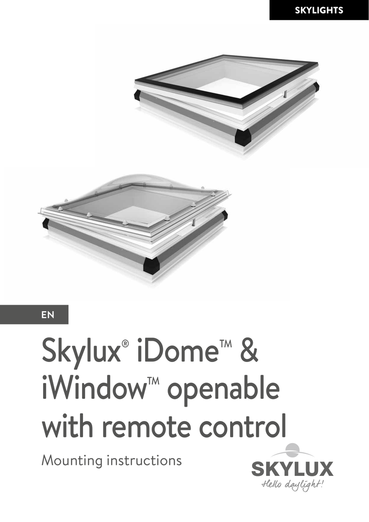 Skylux-Mounting Instructions iWindow-With new Curb-Opening (Standard)-English-7