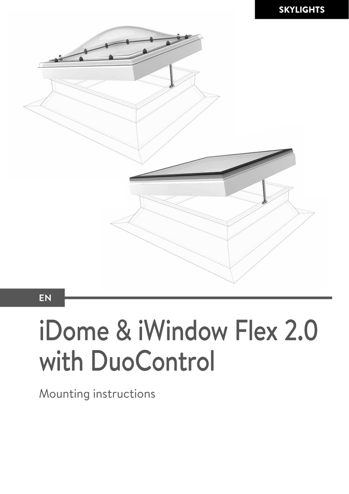 Skylux-Mounting Instructions iWindow-With retention of old Curb-Opening 230V (DuoControll)-English-30