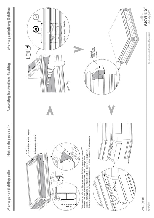 Notice de pose – solin / pièces d’angle