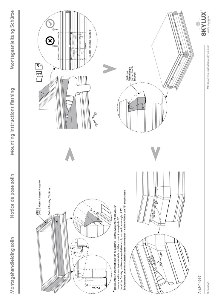 Skylux-Mounting Instructions Solin / Corner Pieces-1