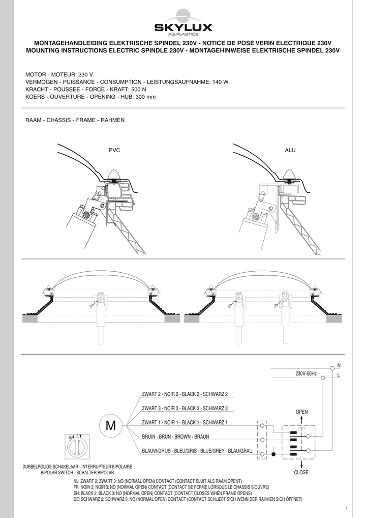 Skylux-Mounting Instructions Spindels & Motors-11