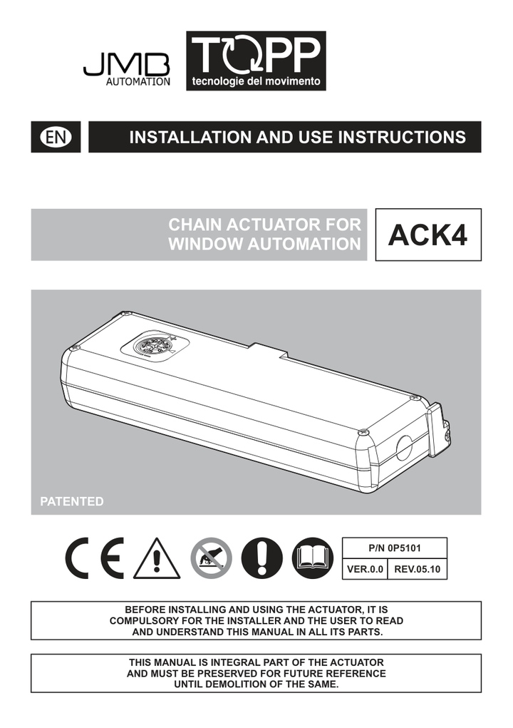 Skylux-Mounting Instructions Spindels & Motors-Electric chain motor-English-10