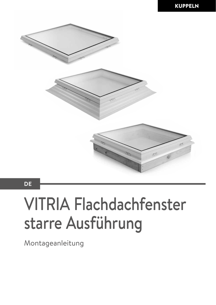 Skylux-Mounting Instructions Vitria-Fixed version-German-7