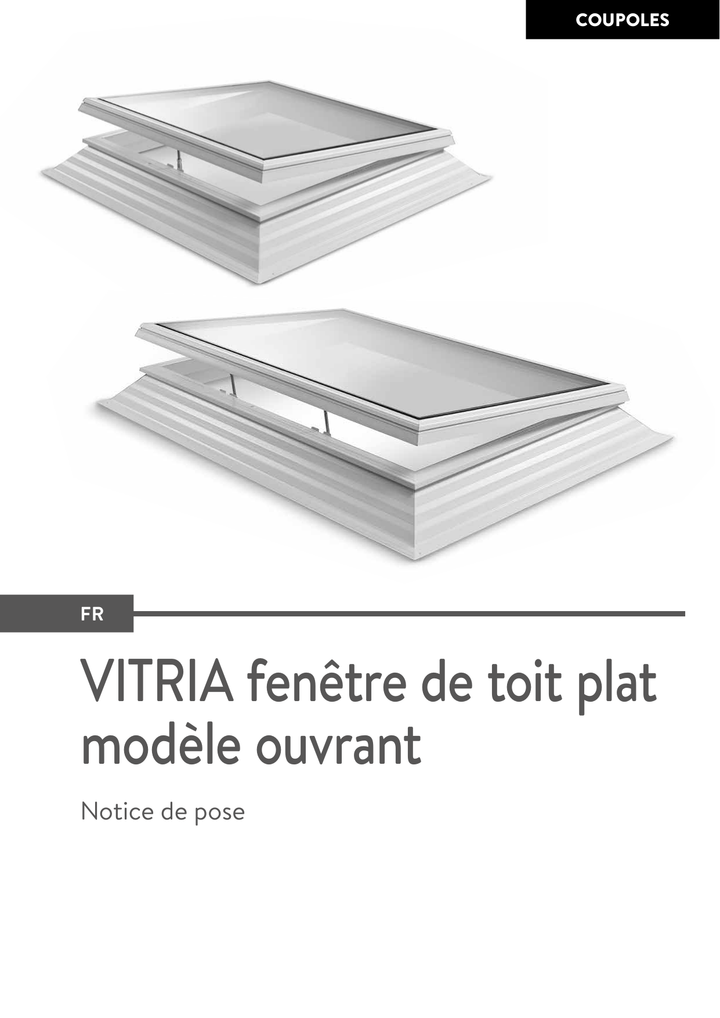 Skylux-Mounting Instructions Vitria-Opening version-French-10