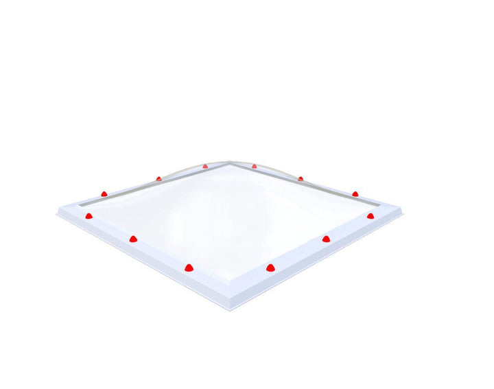 Skylux-Optional Polycarbonate Skylight-120 x 120 cm-Double-walled (2.90 W/m²K)-Clear * just like glass-69