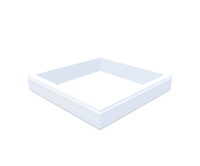 Skylux-PVC-Curb 100x100 cm-Fixed-Straight curb 20/00 (20 cm high - Standard for iWindow & iDome)-Not applicable-1