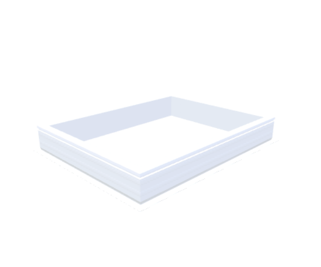 Skylux-PVC-Curb 100x130 cm-Fixed-Straight curb 20/00 (20 cm high - Standard for iWindow & iDome)-Not applicable-1