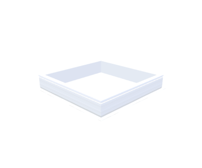 Skylux-PVC-Curb 105x105 cm-Fixed-Straight curb 20/00 (20 cm high - Standard for iWindow & iDome)-Not applicable-1