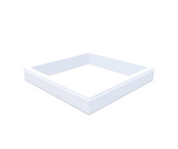 Skylux-PVC-Curb 110x110 cm-Fixed-Straight curb 20/00 (20 cm high - Standard for iWindow & iDome)-Not applicable-1
