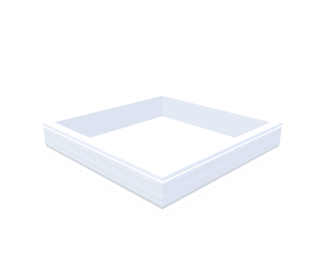Skylux-PVC-Curb 110x110 cm-Fixed-Straight curb 20/00 (20 cm high - Standard for iWindow & iDome)-Not applicable-1