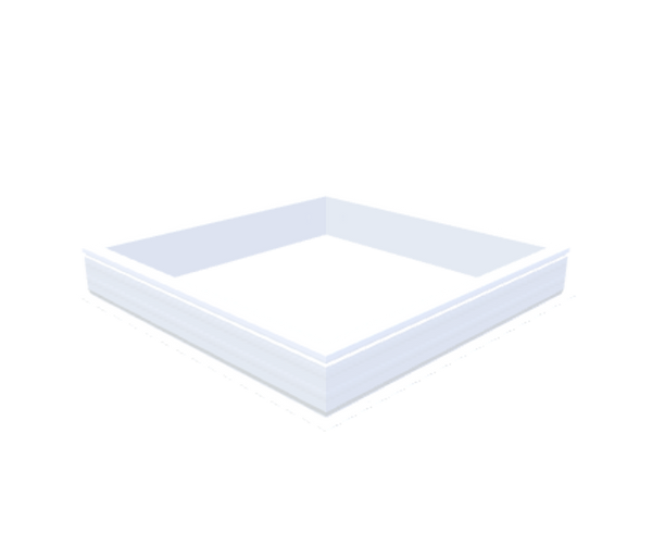 Skylux-PVC-Curb 120x120 cm-Fixed-Straight curb 20/00 (20 cm high - Standard for iWindow & iDome)-Not applicable-1
