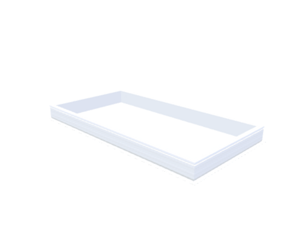 Skylux-PVC-Curb 120x240 cm-Fixed-Straight curb 20/00 (20 cm high - Standard for iWindow & iDome)-Not applicable-1