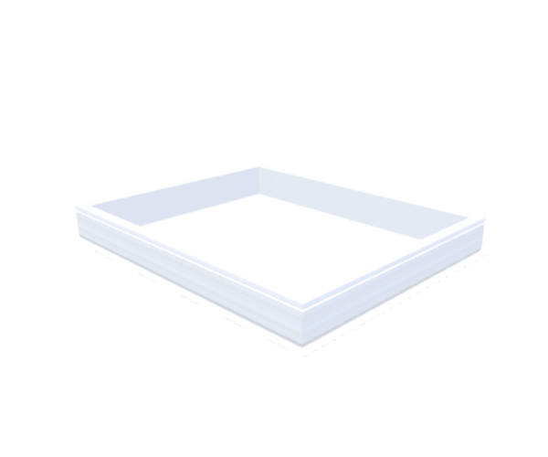 Skylux-PVC-Curb 130x160 cm-Fixed-Straight curb 20/00 (20 cm high - Standard for iWindow & iDome)-Not applicable-1