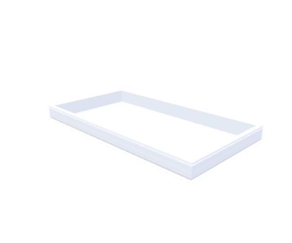 Skylux-PVC-Curb 130x250 cm-Fixed-Straight curb 20/00 (20 cm high - Standard for iWindow & iDome)-Not applicable-1