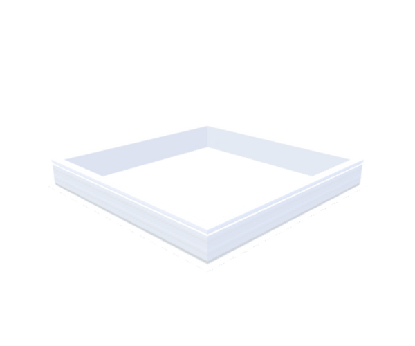 Skylux-PVC-Curb 140x140 cm-Fixed-Straight curb 20/00 (20 cm high - Standard for iWindow & iDome)-Not applicable-1