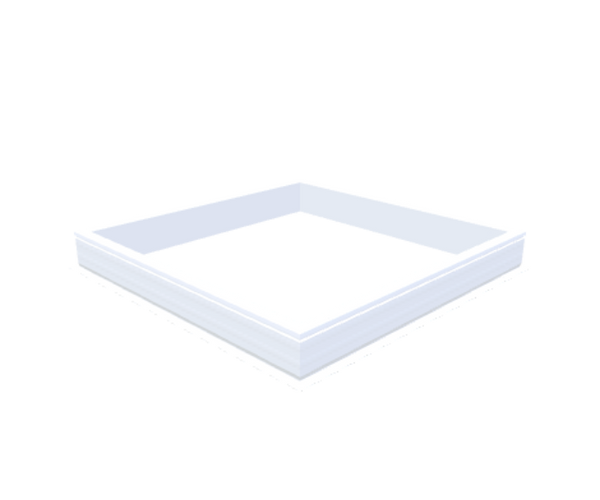 Skylux-PVC-Curb 150x150 cm-Fixed-Straight curb 20/00 (20 cm high - Standard for iWindow & iDome)-Not applicable-1