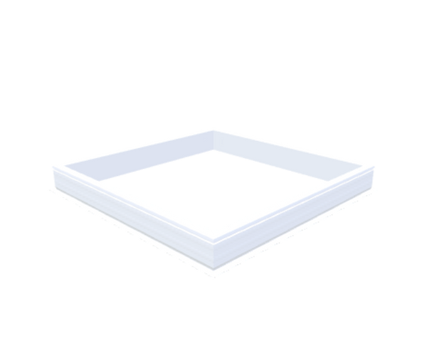 Skylux-PVC-Curb 160x160 cm-Fixed-Straight curb 20/00 (20 cm high - Standard for iWindow & iDome)-Not applicable-1