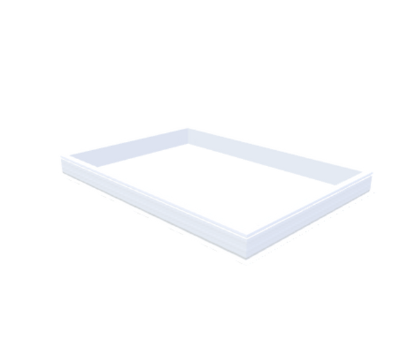 Skylux-PVC-Curb 160x230 cm-Fixed-Straight curb 20/00 (20 cm high - Standard for iWindow & iDome)-Not applicable-1