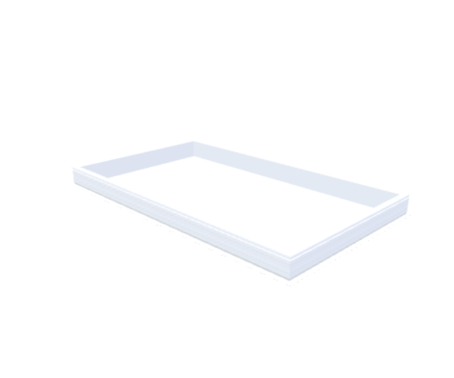 Skylux-PVC-Curb 160x280 cm-Fixed-Straight curb 20/00 (20 cm high - Standard for iWindow & iDome)-Not applicable-1