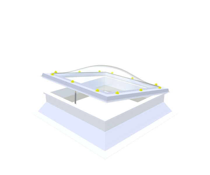 Skylux-PVC-Curb 40x100 cm-Openable-Splayed curb 30/20 (30 cm high, roof opening 20 cm larger than daylight size in title)-Single electric spindle 230V-8
