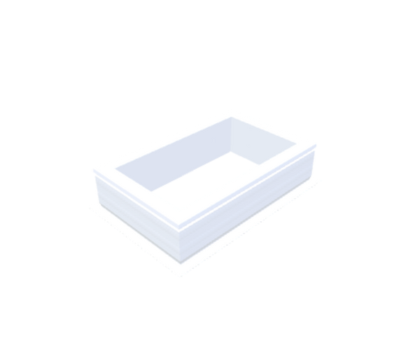 Skylux-PVC-Curb 40x70 cm-Fixed-Straight curb 20/00 (20 cm high - Standard for iWindow & iDome)-Not applicable-1