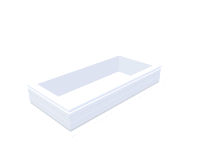 Skylux-PVC-Curb 45x105 cm-Fixed-Straight curb 20/00 (20 cm high - Standard for iWindow & iDome)-Not applicable-1