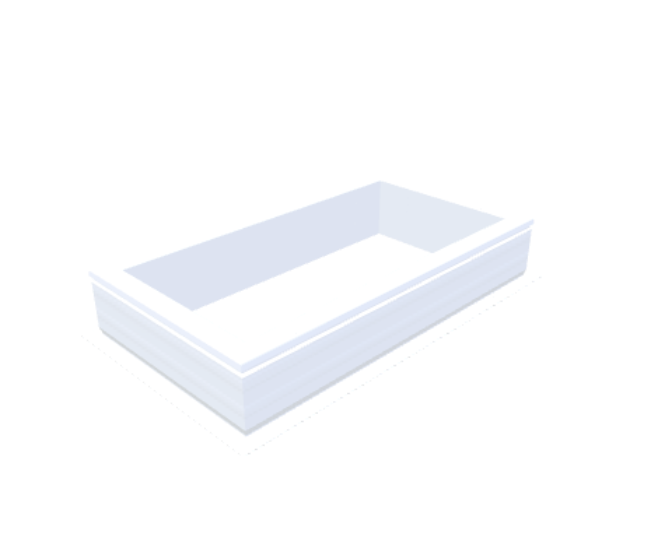 Skylux-PVC-Curb 50x100 cm-Fixed-Straight curb 20/00 (20 cm high - Standard for iWindow & iDome)-Not applicable-1