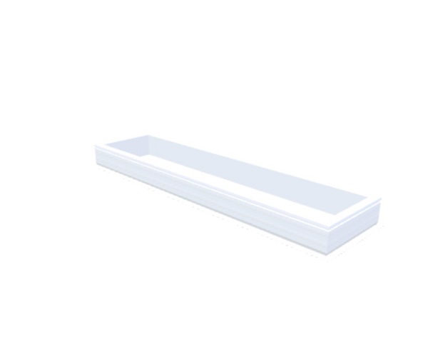 Skylux-PVC-Curb 50x230 cm-Fixed-Straight curb 20/00 (20 cm high - Standard for iWindow & iDome)-Not applicable-1
