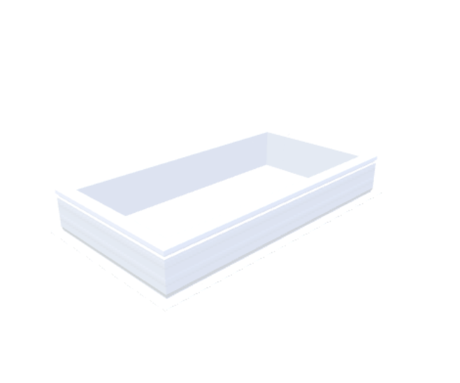 Skylux-PVC-Curb 60x120 cm-Fixed-Straight curb 20/00 (20 cm high - Standard for iWindow & iDome)-Not applicable-1