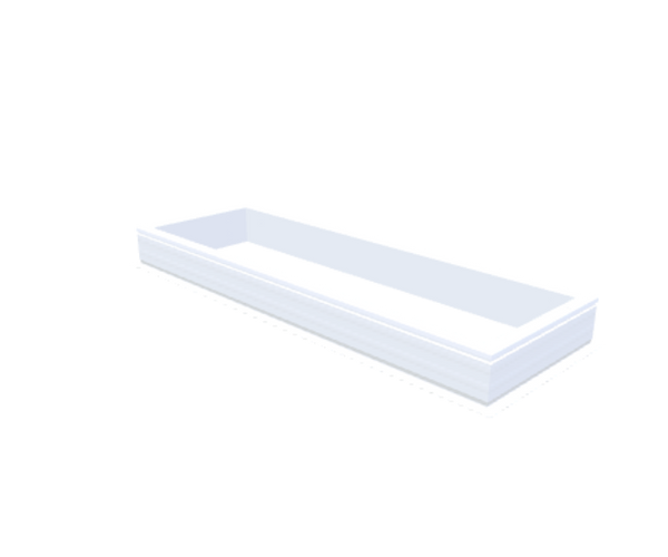 Skylux-PVC-Curb 60x200 cm-Fixed-Straight curb 20/00 (20 cm high - Standard for iWindow & iDome)-Not applicable-1