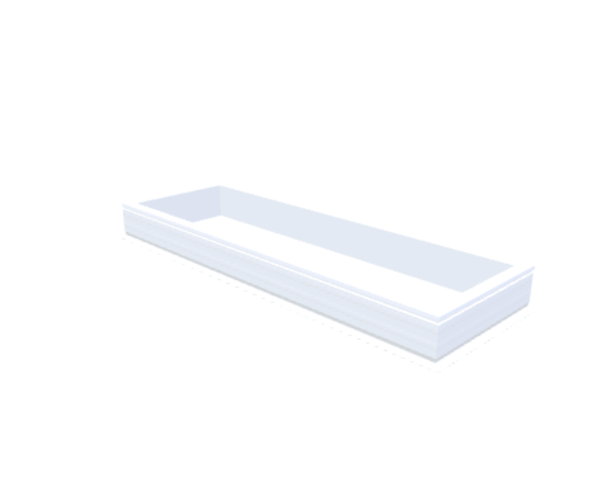 Skylux-PVC-Curb 60x200 cm-Fixed-Straight curb 20/00 (20 cm high - Standard for iWindow & iDome)-Not applicable-1