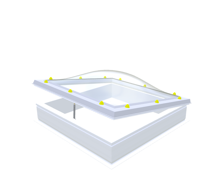 Skylux-PVC-Curb 60x80 cm-Openable-Straight curb 20/00 (20 cm high - Standard for iWindow & iDome)-Single electric spindle 230V-7