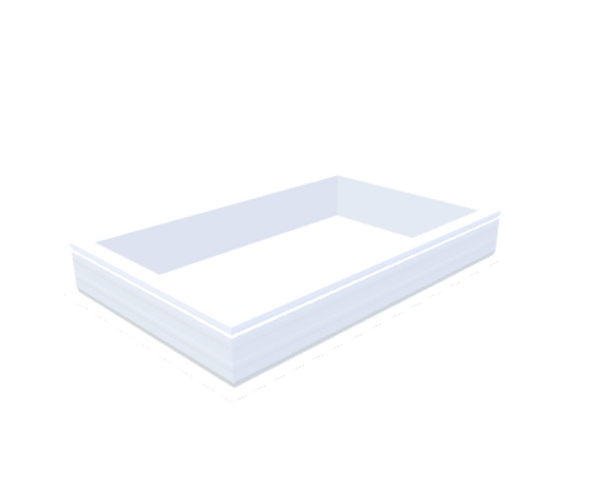 Skylux-PVC-Curb 75x125 cm-Fixed-Straight curb 20/00 (20 cm high - Standard for iWindow & iDome)-Not applicable-1