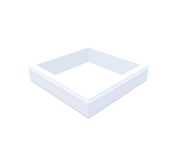 Skylux-PVC-Curb 75x75 cm-Fixed-Straight curb 20/00 (20 cm high - Standard for iWindow & iDome)-Not applicable-1