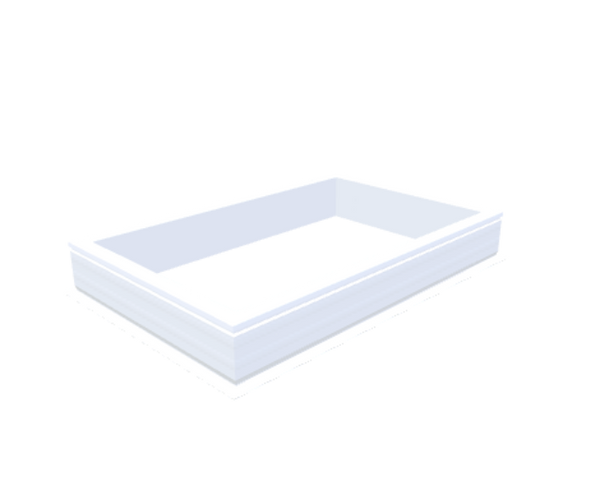 Skylux-PVC-Curb 80x130 cm-Fixed-Straight curb 20/00 (20 cm high - Standard for iWindow & iDome)-Not applicable-1