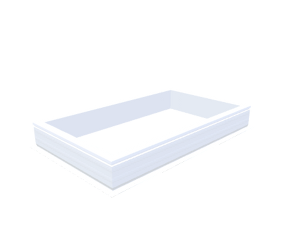 Skylux-PVC-Curb 80x140 cm-Fixed-Straight curb 20/00 (20 cm high - Standard for iWindow & iDome)-Not applicable-1