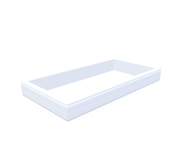 Skylux-PVC-Curb 80x160 cm-Fixed-Straight curb 20/00 (20 cm high - Standard for iWindow & iDome)-Not applicable-1