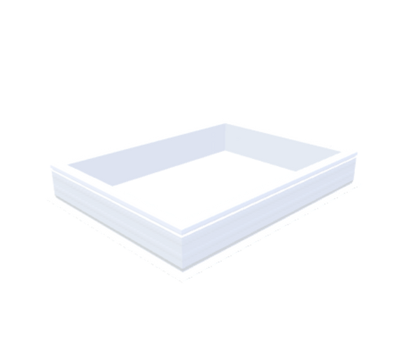 Skylux-PVC-Curb 90x120 cm-Fixed-Straight curb 20/00 (20 cm high - Standard for iWindow & iDome)-Not applicable-1