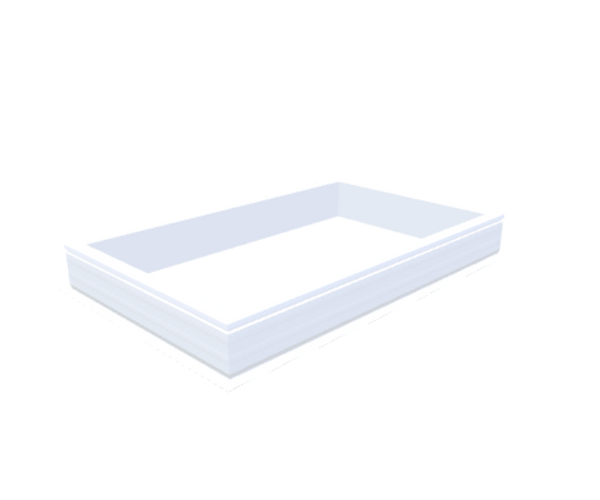 Skylux-PVC-Curb 90x150 cm-Fixed-Straight curb 20/00 (20 cm high - Standard for iWindow & iDome)-Not applicable-1
