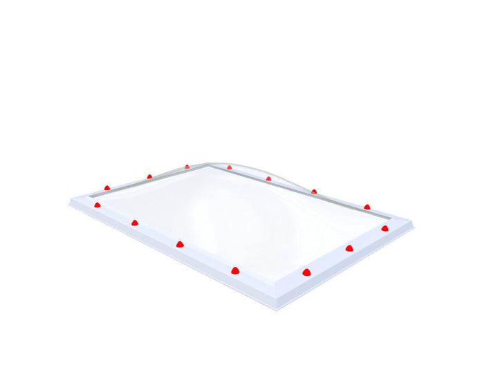 Skylux-Skylight 100x150 cm-Triple-walled (1.70 W/m²K) Heated space? Choose this version or higher!-Polycarbonate (250 times more impact-resistant than glass)-Clear * just like glass-13