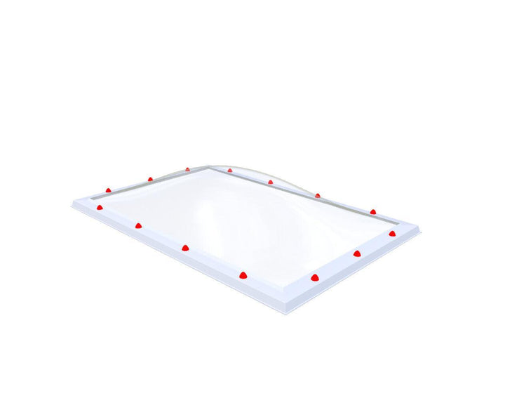 Skylux-Skylight 105x165 cm-Triple-walled (1.70 W/m²K) Heated space? Choose this version or higher!-Polycarbonate (250 times more impact-resistant than glass)-Clear * just like glass-13