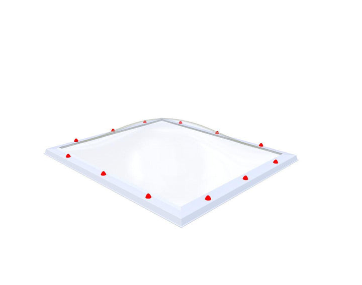 Skylux-Skylight 120x140 cm-Triple-walled (1.70 W/m²K) Heated space? Choose this version or higher!-Polycarbonate (250 times more impact-resistant than glass)-Clear * just like glass-13