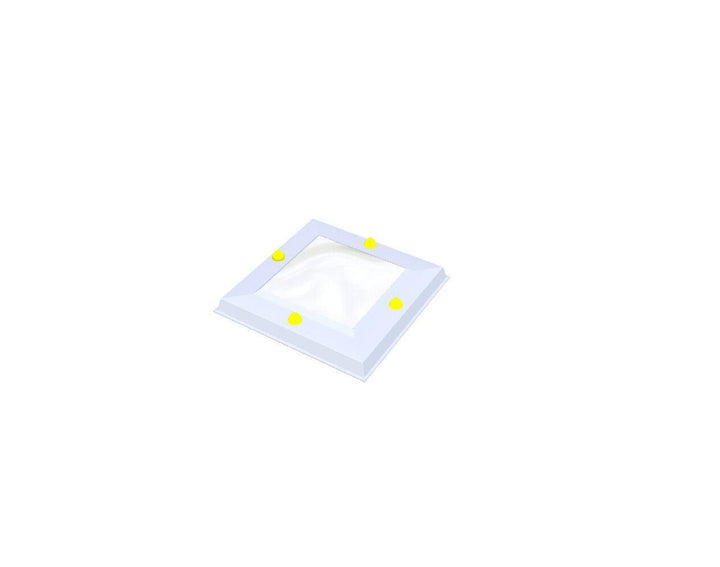 Skylux-Skylight 30x30 cm-Single-walled (least insulating - 5.17 W/m²K)-Acrylic (10 times more impact-resistant than glass)-Clear * just like glass-2