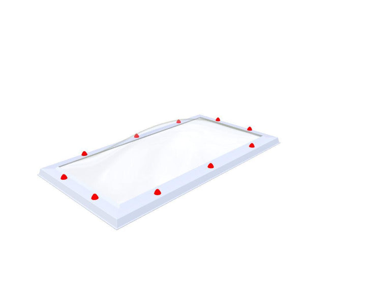 Skylux-Skylight 60x130 cm-Triple-walled (1.70 W/m²K) Heated space? Choose this version or higher!-Polycarbonate (250 times more impact-resistant than glass)-Clear * just like glass-13