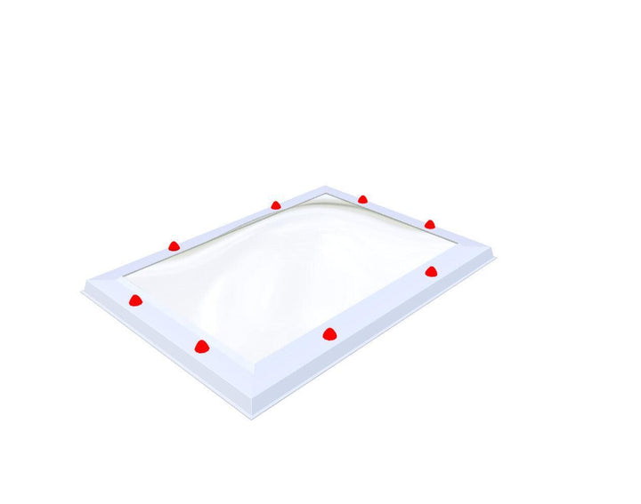 Skylux-Skylight 60x90 cm-Triple-walled (1.70 W/m²K) Heated space? Choose this version or higher!-Polycarbonate (250 times more impact-resistant than glass)-Clear * just like glass-13