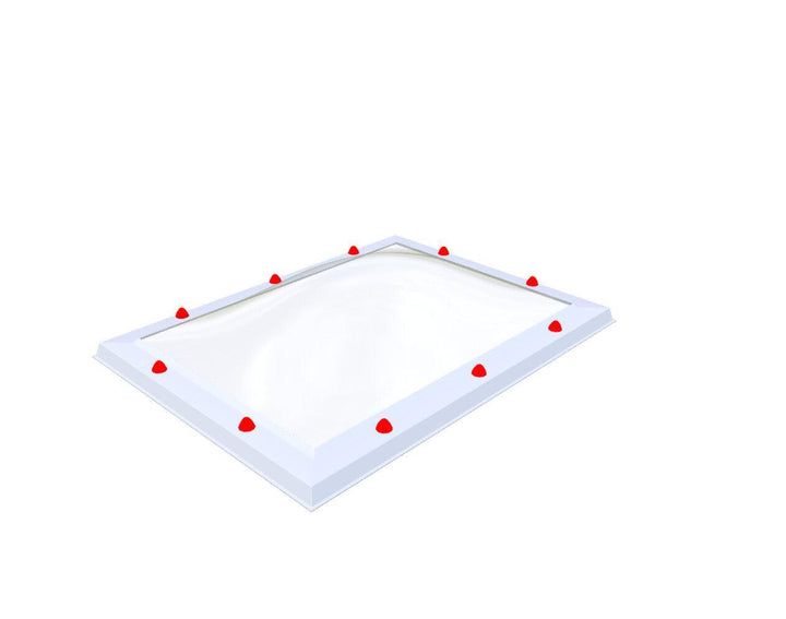 Skylux-Skylight 70x100 cm-Triple-walled (1.70 W/m²K) Heated space? Choose this version or higher!-Polycarbonate (250 times more impact-resistant than glass)-Clear * just like glass-13